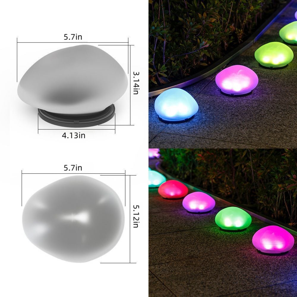 LumaGlow™ - Solarstein-Gartenleuchte