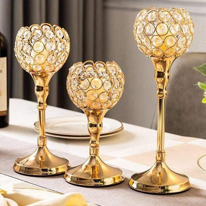 Vintage Metallkerzenhalter Mittelstück für elegante Dekoration