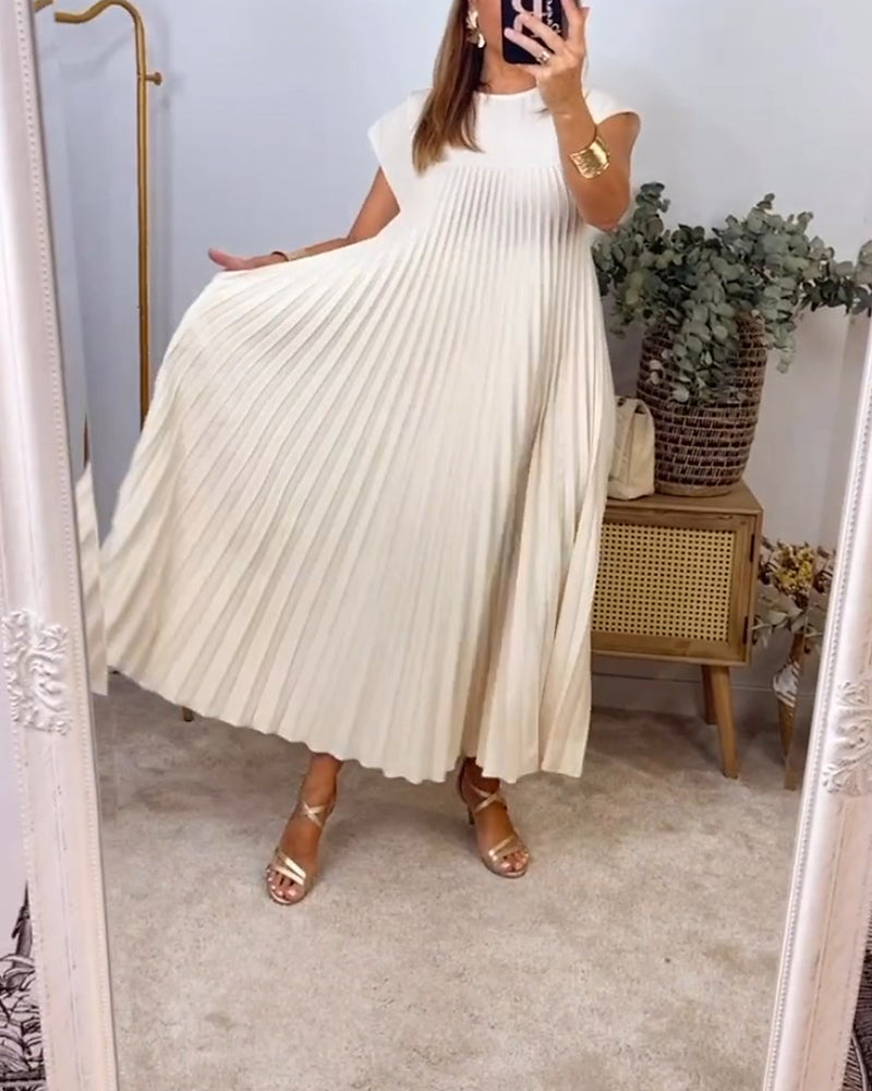 Seraphina™ | pleated maxi dress