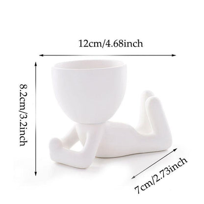 Minimalistische Keramik-Stimmungsvasen für Wohnkultur