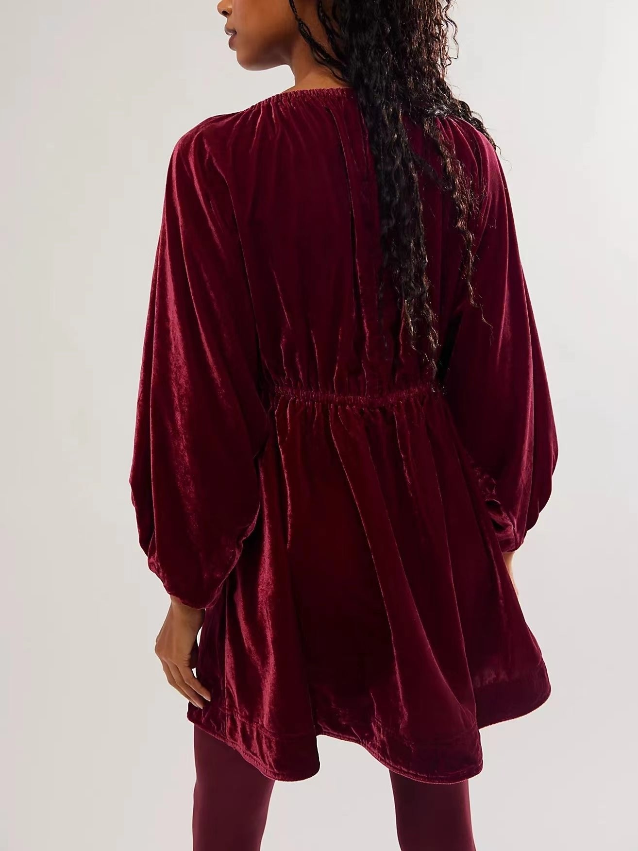 Velvet Vibe™ | Velvet mini dress