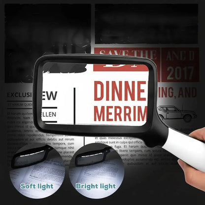 ClarityLite™ - LED-Handlupe für einfaches Lesen