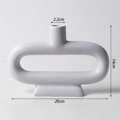 Minimalistischer skandinavischer Kerzenhalter und Vase aus Eisen und Glas