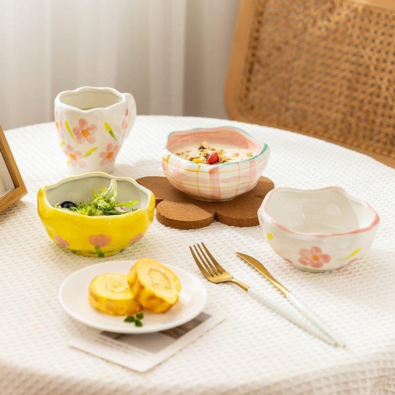 Handgefertigte Keramik-Misu-Schale für den täglichen Gebrauch