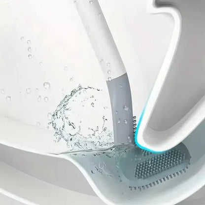 SilClean™ – Long-handled silicone toilet brush