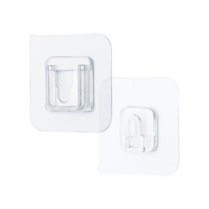 StickEase™ | Double-sided adhesive wall hooks (5/10/20 sets) 