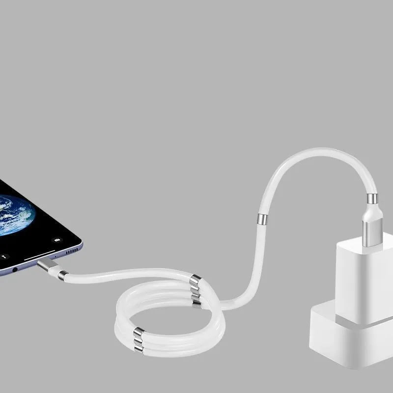 VoltMend™ Magnetisches Ladekabel – Verhedderungsfreies schnelles Laden von Geräten