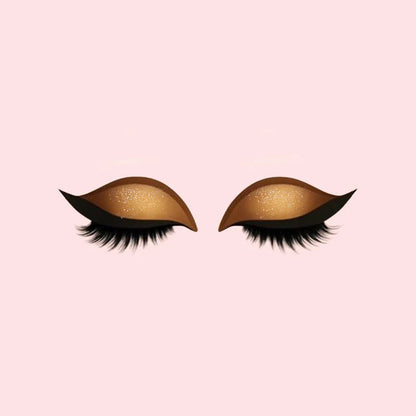 3-in-1 Lidschatten-, Eyeliner- und Wimpernaufkleber-Set für sofortigen Glamour
