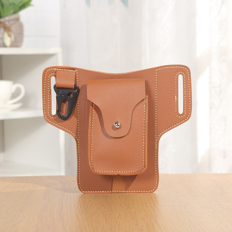 VersaBag™ | Multifunctional leather cell phone belt bag 