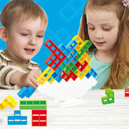 PlayNest™ - Schaukel Stapel Balancier Turm Spielzeug