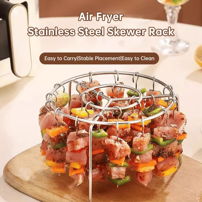 Vertikaler Grillrost für Heißluftfritteusen - Barbecue Kebab