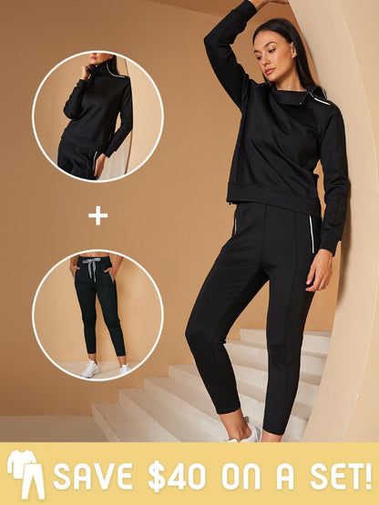 Plushee™ Drawstring Jogging Capri Pants