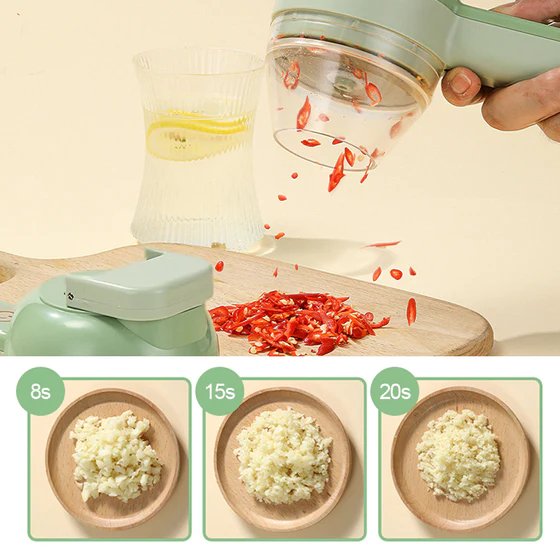 ChopFlex | Cordless Multifunctional Electric Grinder – Effortless Slicing, Chopping &amp; Cleaning 