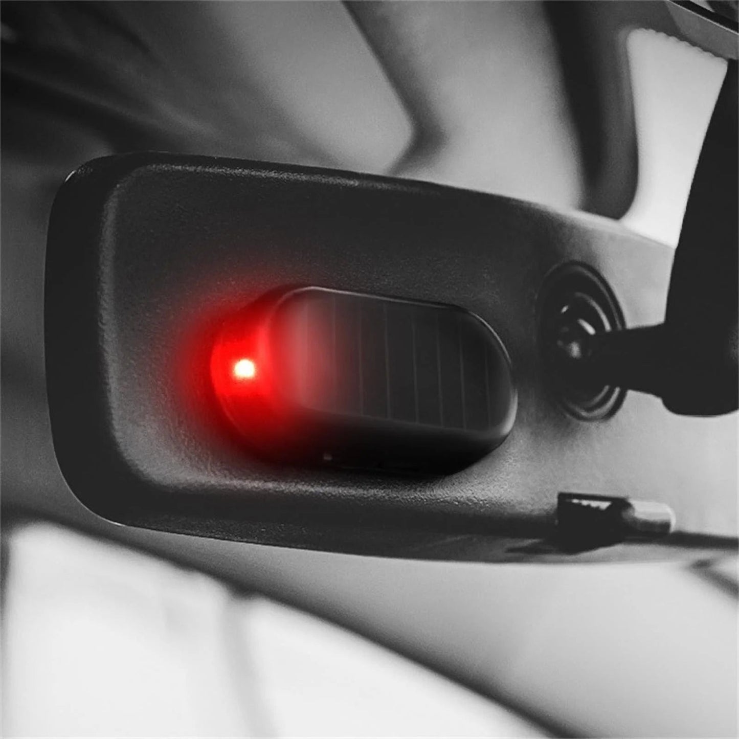 Solarbetriebene Auto-Alarm-Sicherheitsleuchte