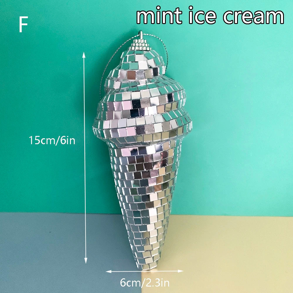 Retro Disco Eiscreme Wandkunst Dekor
