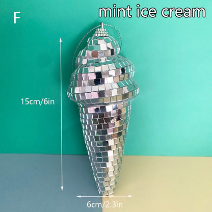 Retro Disco Eiscreme Wandkunst Dekor