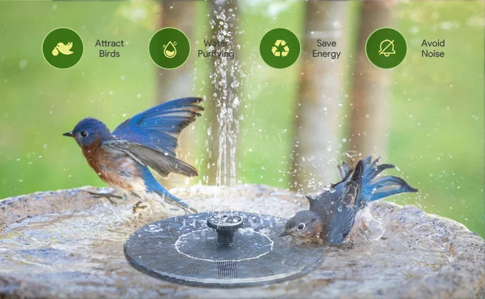 SunLuxe - Solarbetriebener Sofortbrunnen für mühelose Gartenoase
