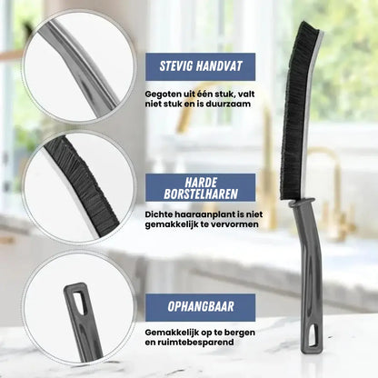 GrimeGuard™ | Hard Bristle Grout Brush