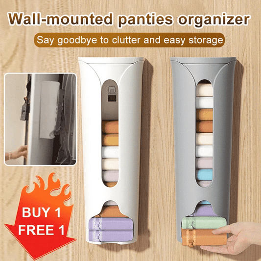 CleanStorage™ – Wall-mounted underwear and sock organizer