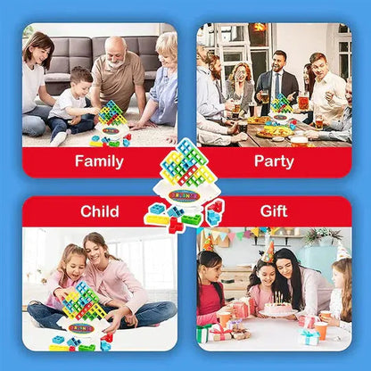 PlayNest™ - Schaukel Stapel Balancier Turm Spielzeug