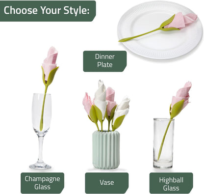 Elegante Blumengesteck mit gedrehter Anordnung