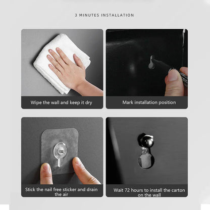 Rolluxe™ – 2-in-1 toilet paper holder with storage box