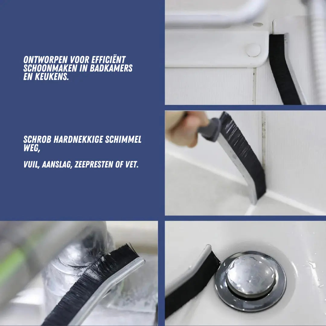 GrimeGuard™ | Hard Bristle Grout Brush