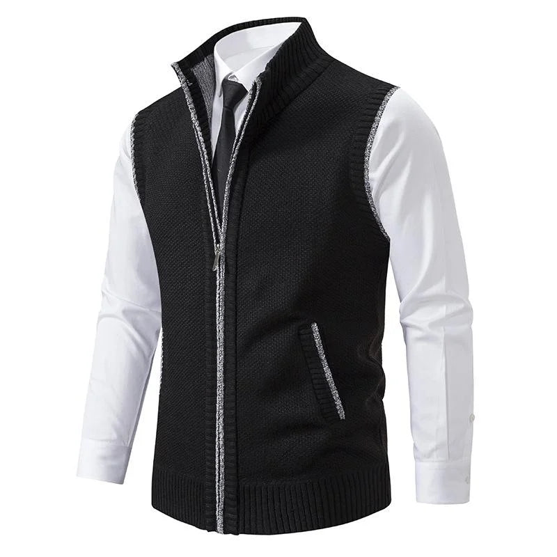 Fleecora™ – Knitted sleeveless fleece vest