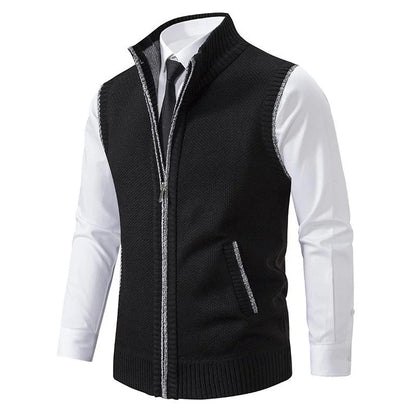 Fleecora™ – Knitted sleeveless fleece vest