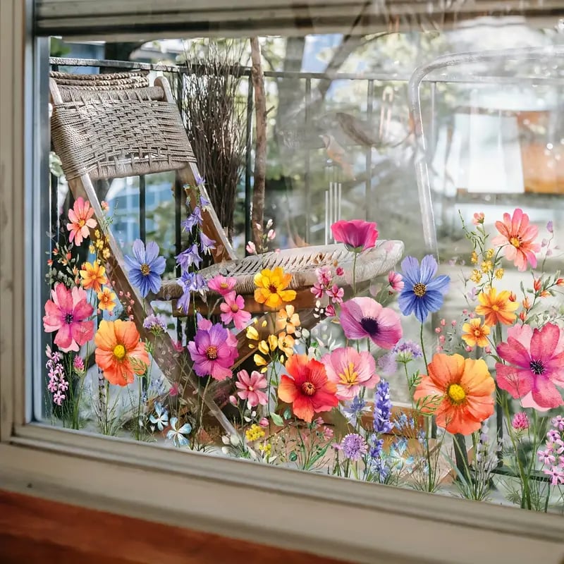 Petaluxe™ | Colorful flower stickers for your window!