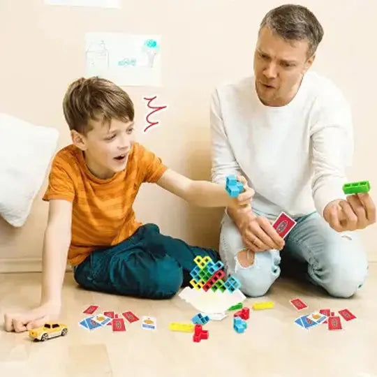 PlayNest™ - Schaukel Stapel Balancier Turm Spielzeug