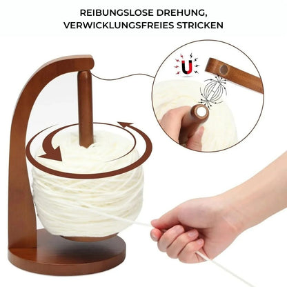 Rotara™ - Portable, rotating yarn stand 