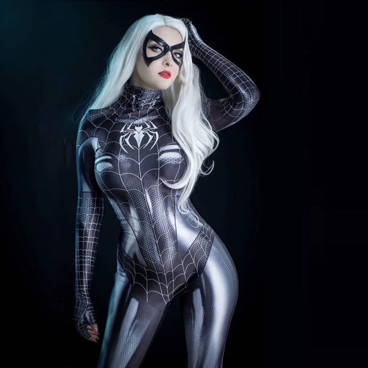 Spiderwoman Kostüm für Damen Halloween Cosplay Outfit