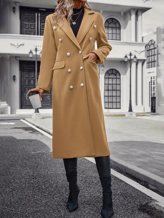 50% OFF | Liaquen™ | Fashion-conscious trench coat with belt and fur trim