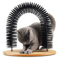 Interaktiver Katzenkratzbaum mit Bürste und Katzenminze
