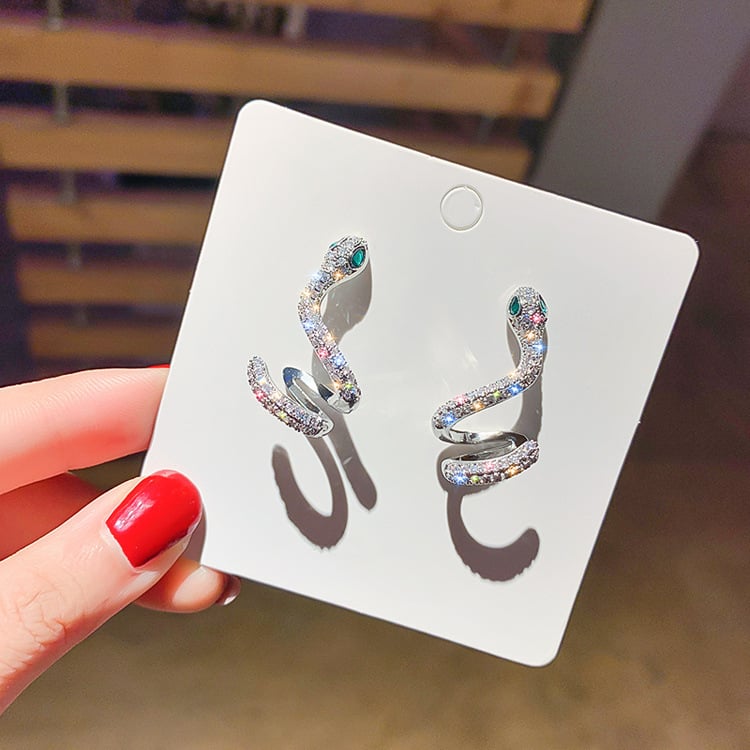 Sinistra™ | Snake Earrings 