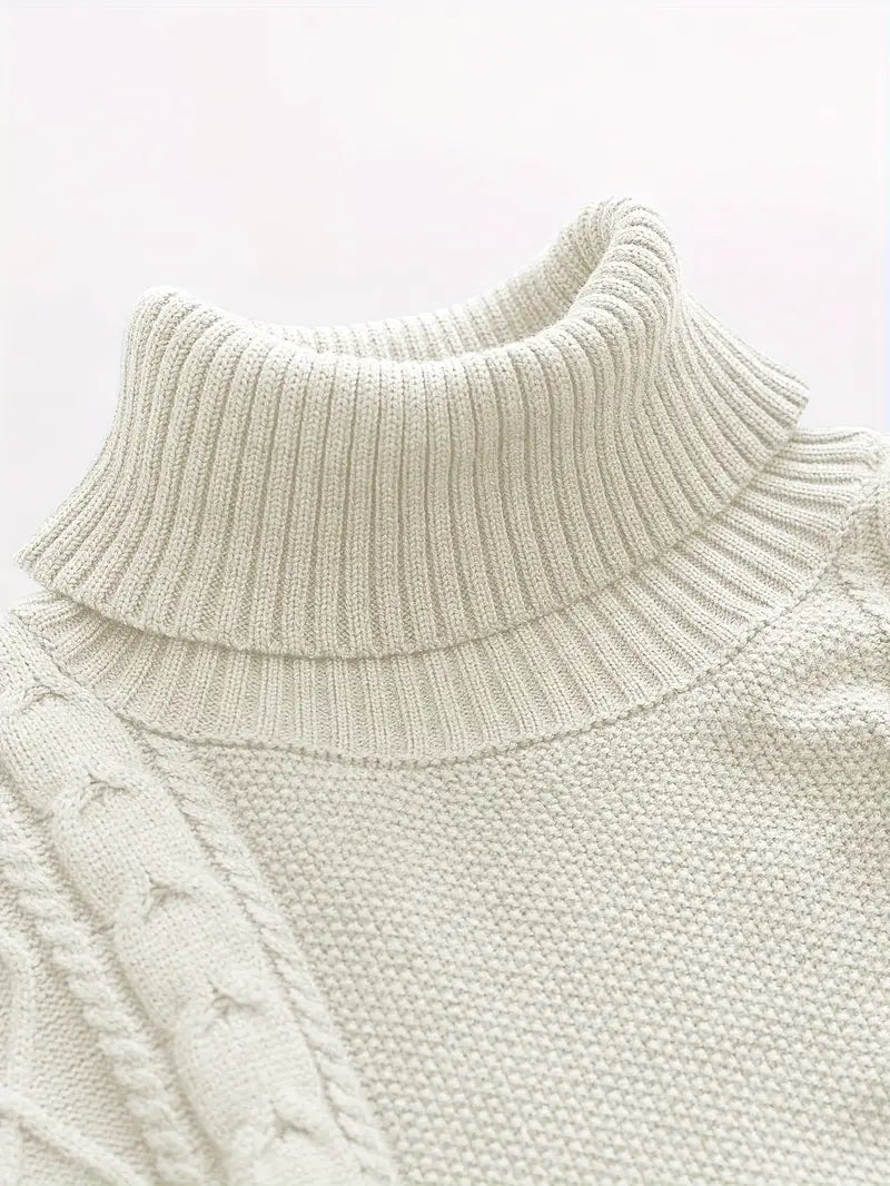 ClassicTurtl™ | Men's solid-colored turtleneck sweater