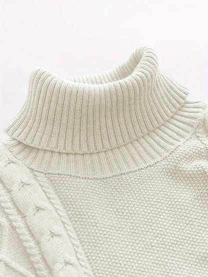 ClassicTurtl™ | Men's solid-colored turtleneck sweater