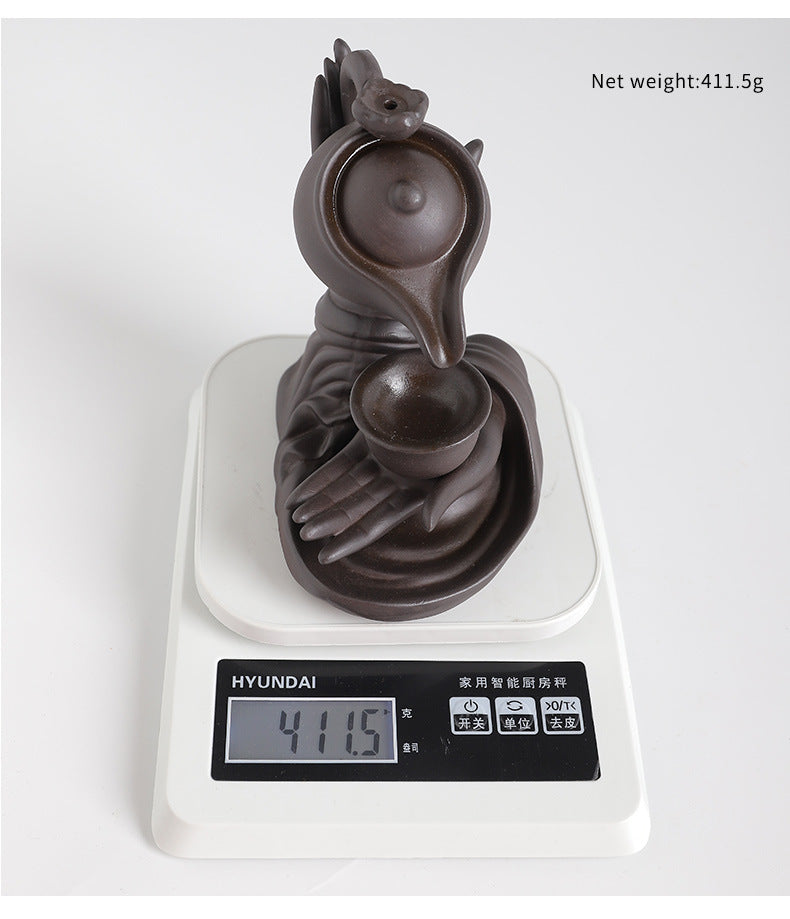 Zen-inspirierte keramische Teekanne für Entspannung und Aromatherapie