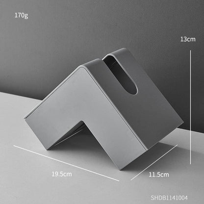 Moderner geometrischer dekorativer Taschentuchboxbezug