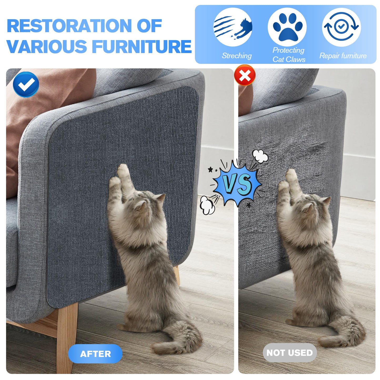 ScratchGuard - Möbel mühelos vor Katzenkrallen schützen