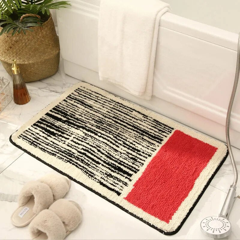 HavenMat™ | Abstract Scandinavian-style anti-slip bath mat