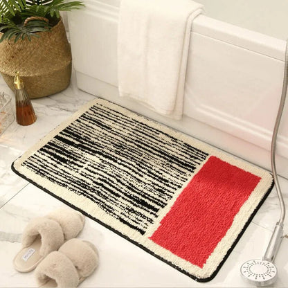 HavenMat™ | Abstract Scandinavian-style anti-slip bath mat