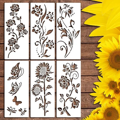 50% off | FlowerCraft™ - Large Decorative Flower Stencils [Last Day Discount] 