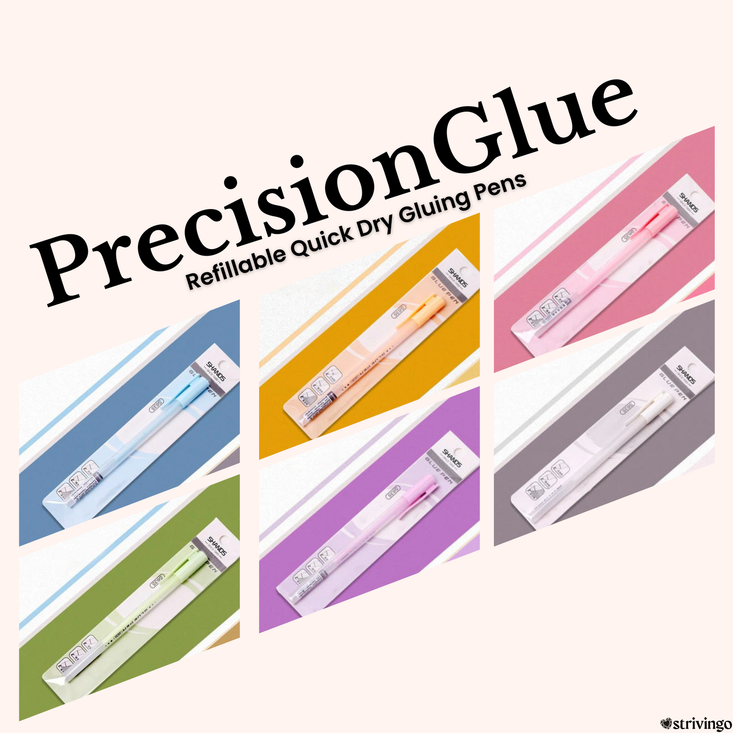 GluePen™ | Precision Glue Refillable Roller Tip Glue Pens