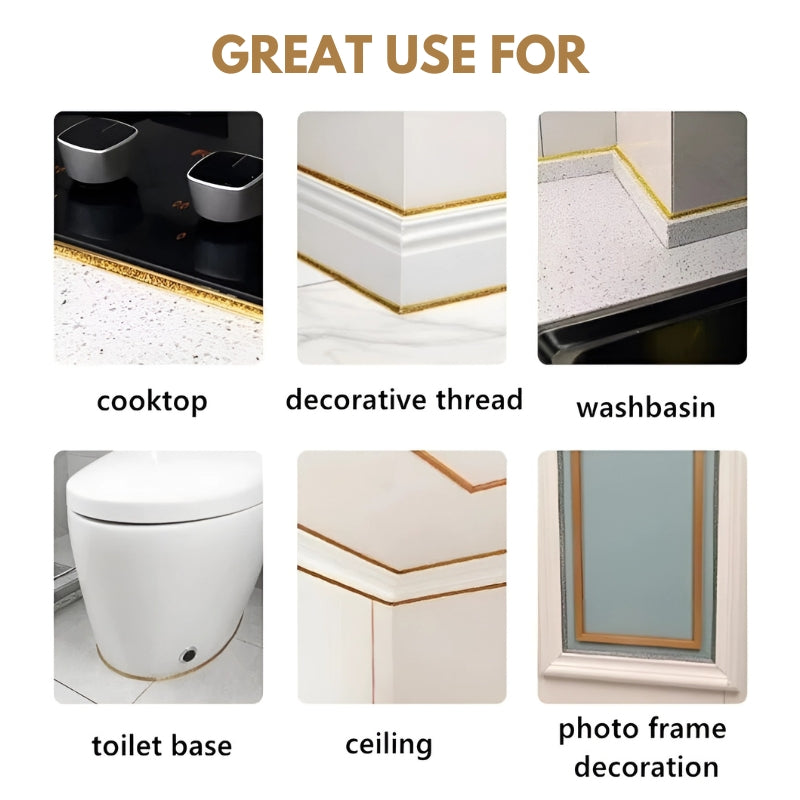 GlitteryGap™ | Mold-proof joint tape for ceramic tiles