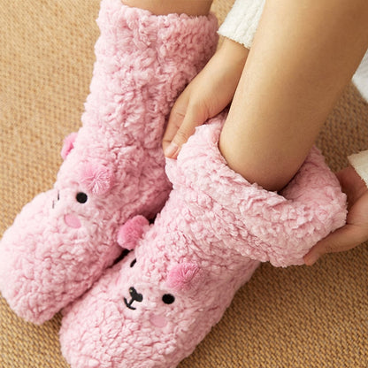 Fluffy™ | thick velvet fleece bear unisex socks