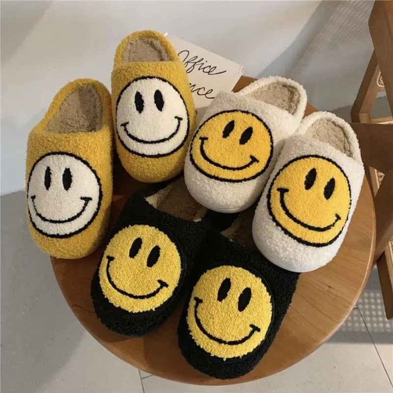 Footwear™ | Slippers with smiley face