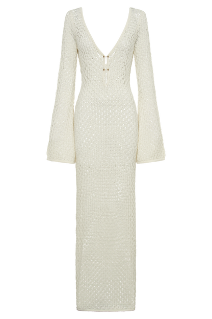 Lara™ | Sophisticated white dress 