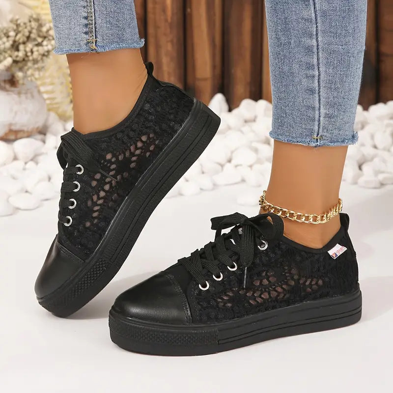 Vera™ | Women's Lace-Up Platform Sneakers